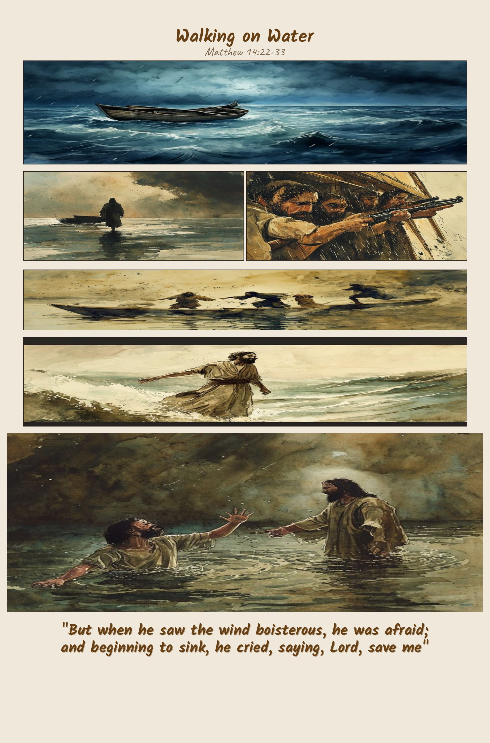 Walking on Water comic page