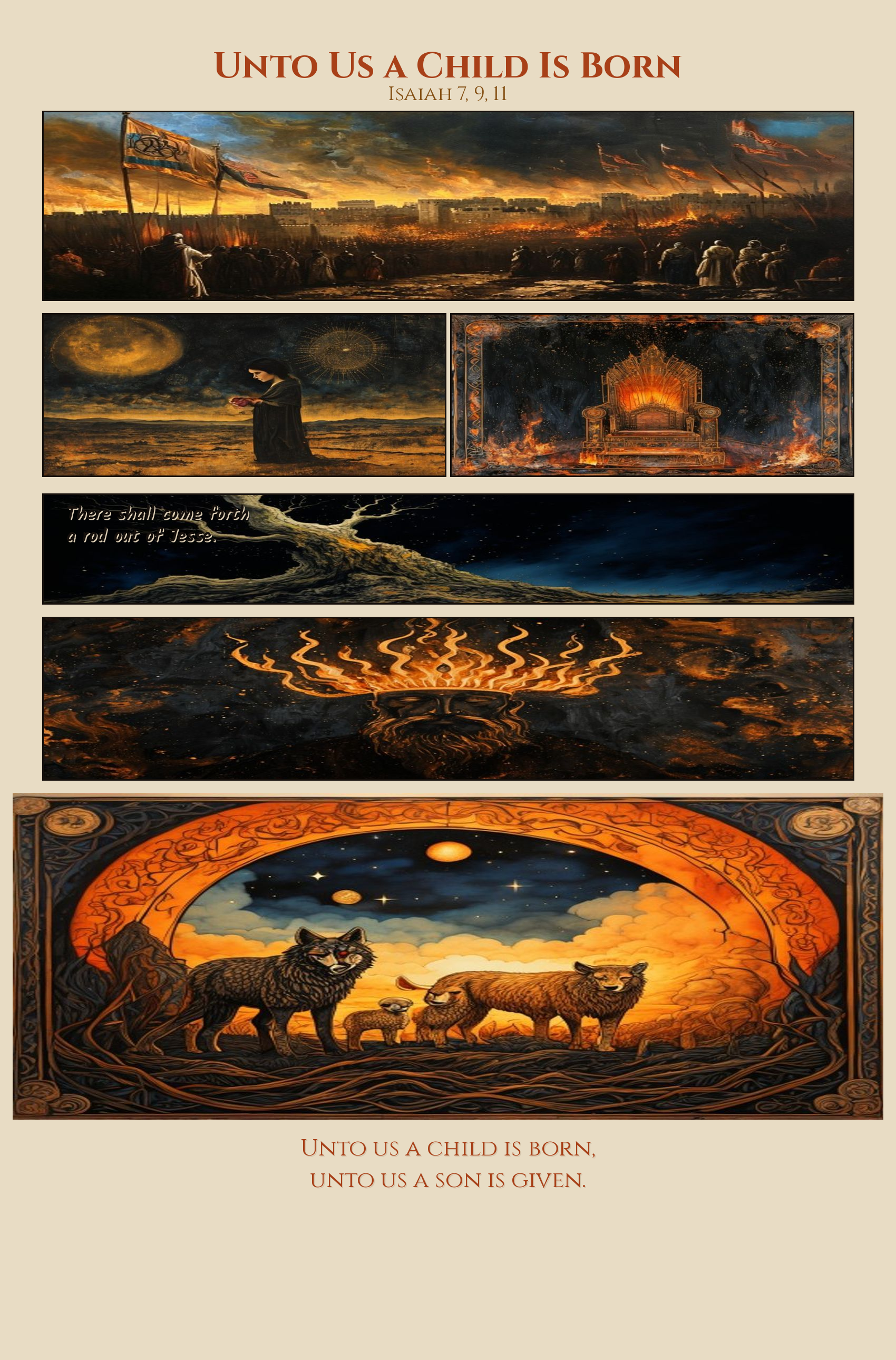 Unto Us a Child Is Born comic page