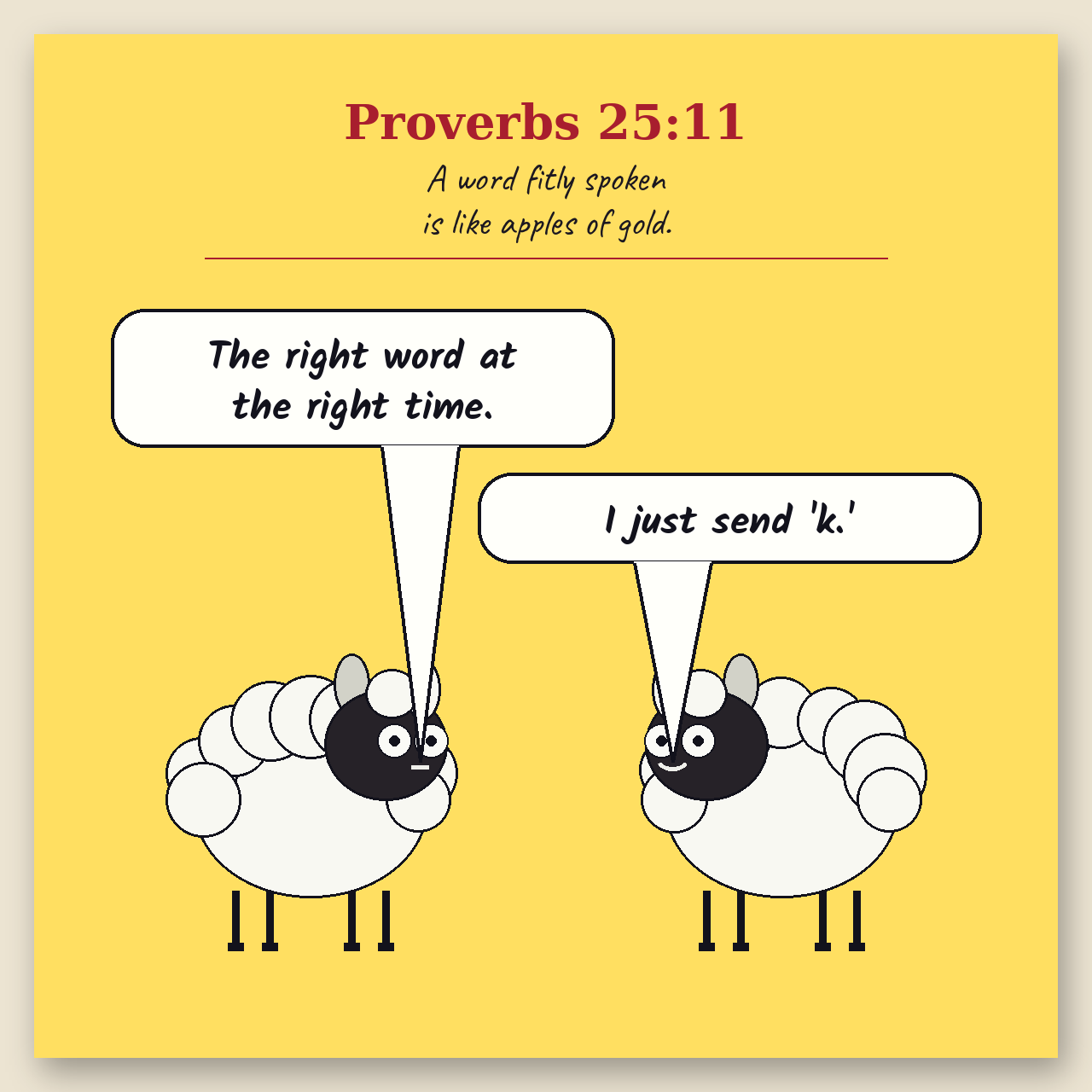 A Word in Season comic page