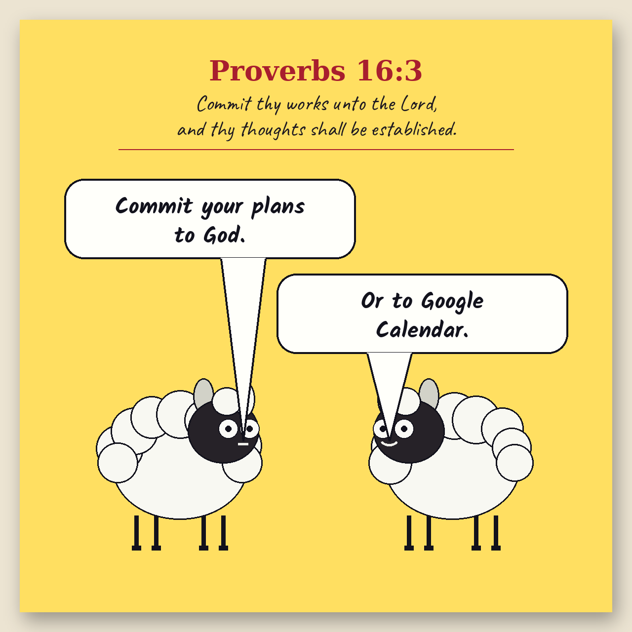 Commit Your Plans comic page