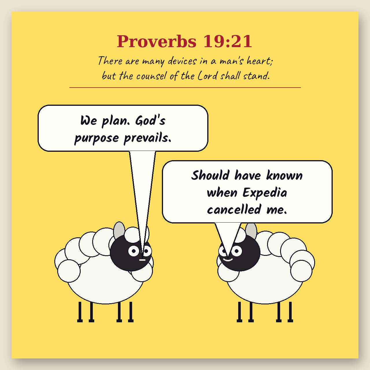 Our Plans, His Purpose comic page