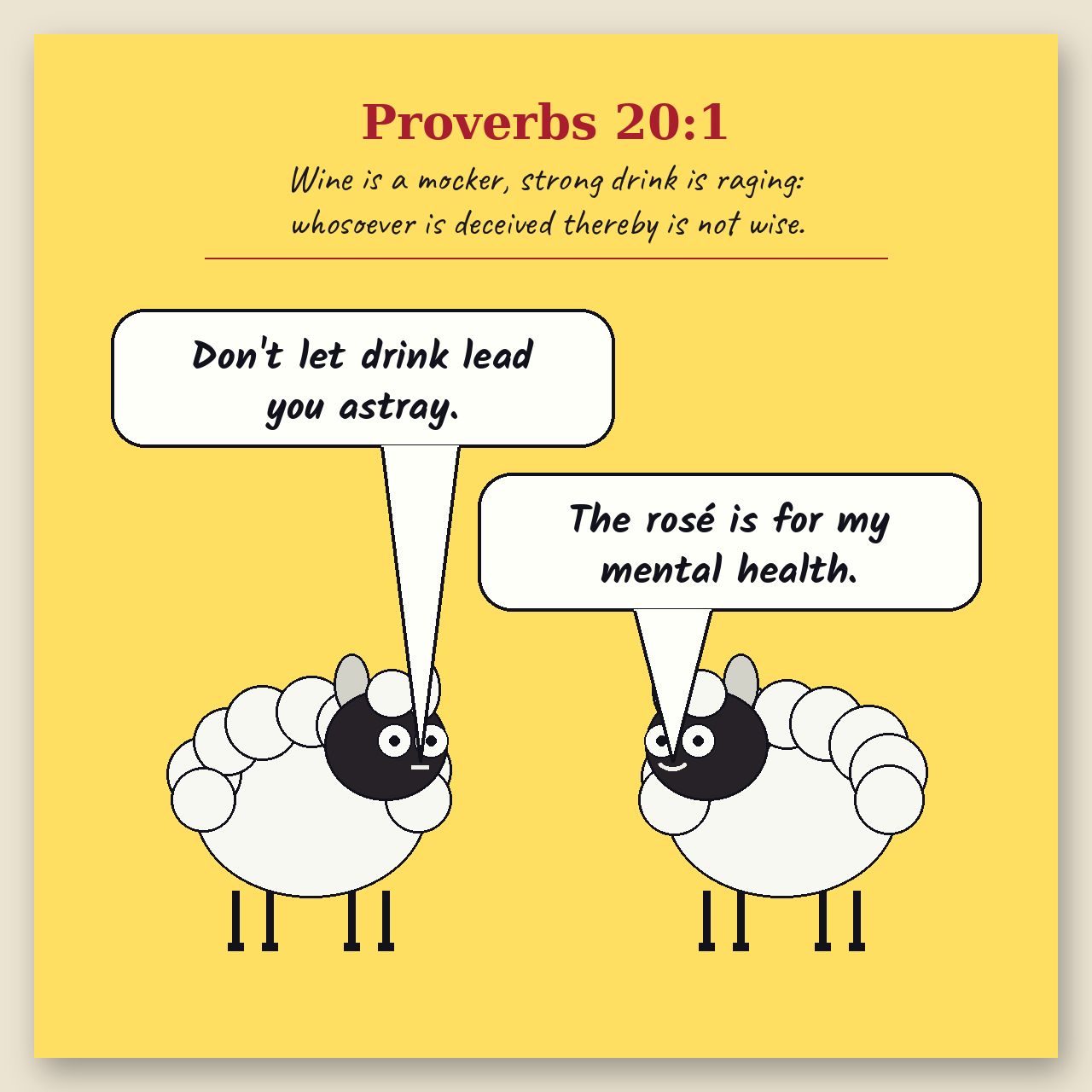 Wine Is a Mocker comic page