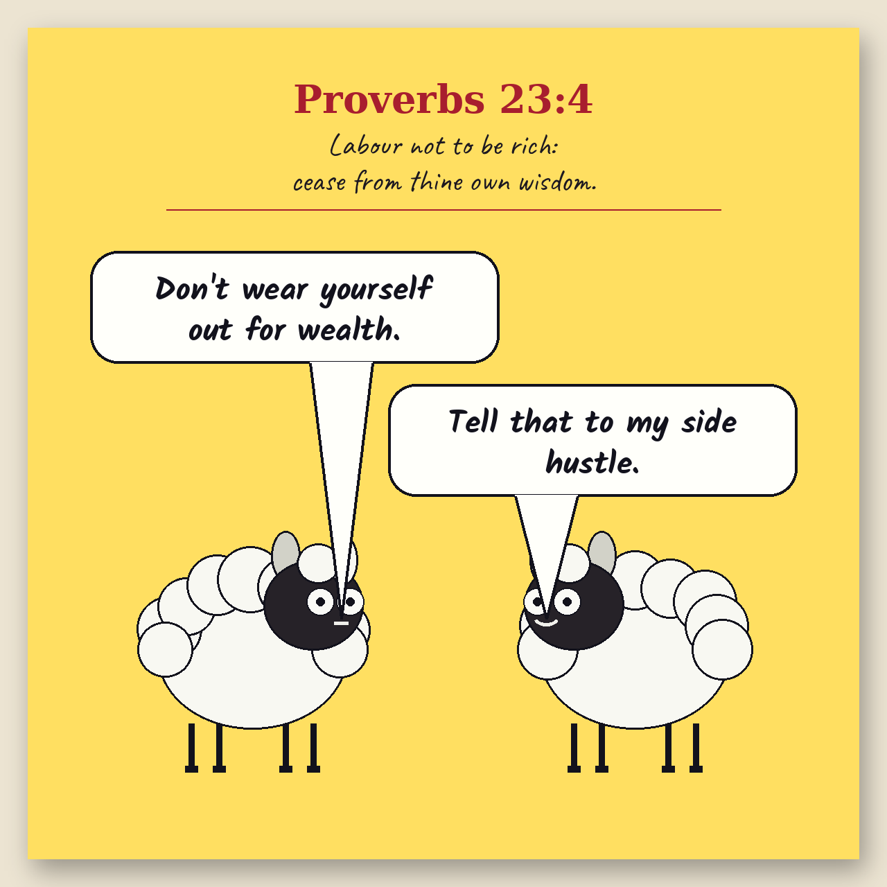 Labour Not for Riches comic page