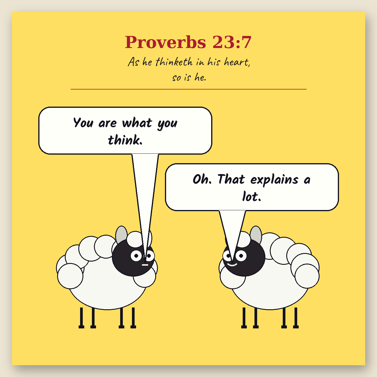 As He Thinketh comic page