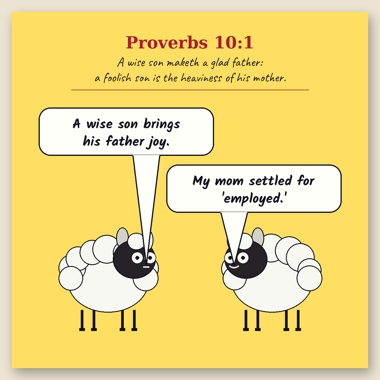 A Wise Son comic page