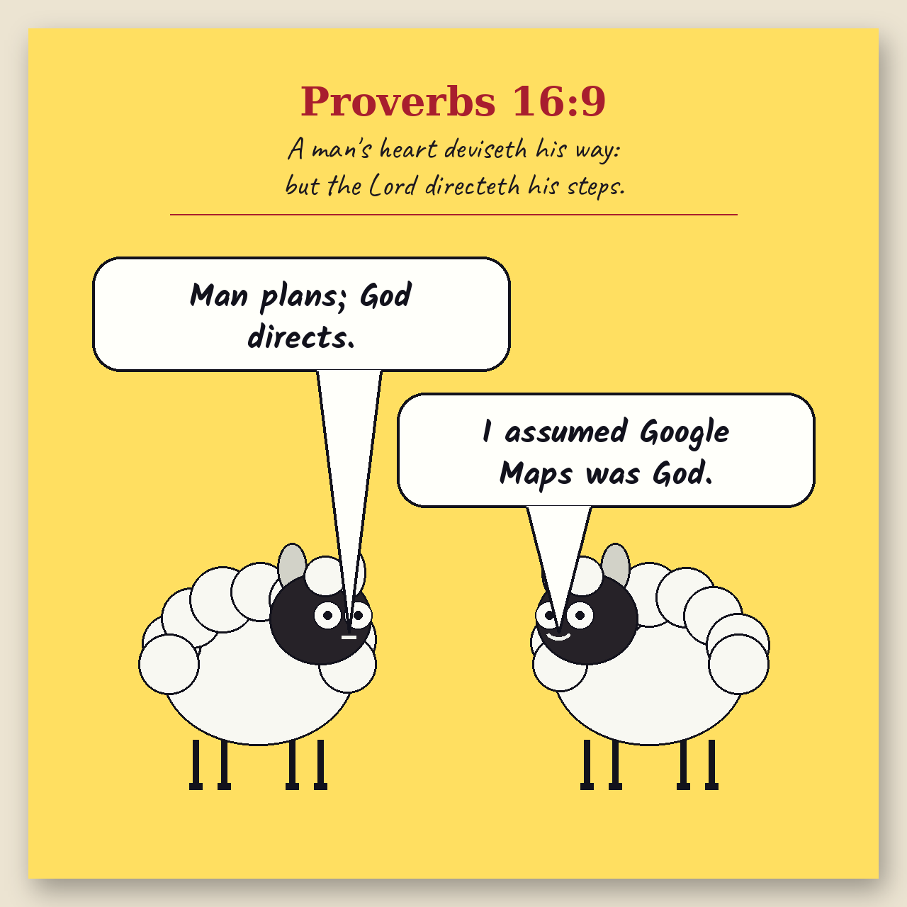 God Directs Steps comic page