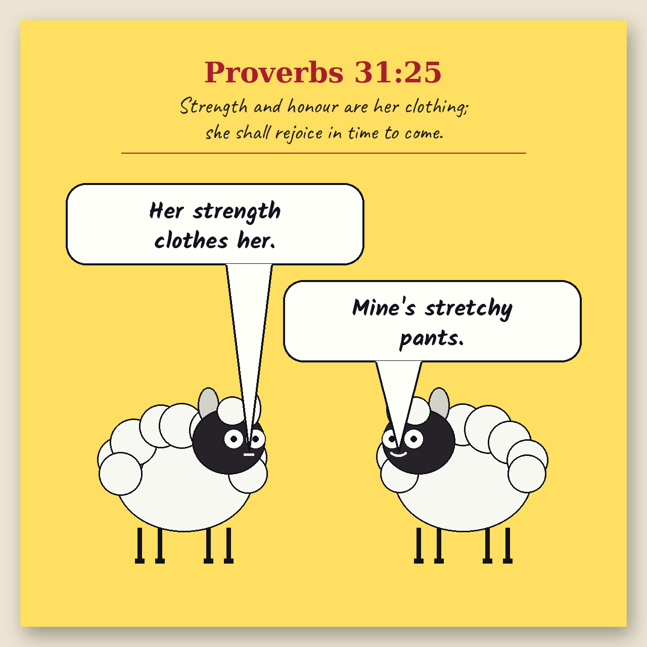 Strength Her Clothing comic page