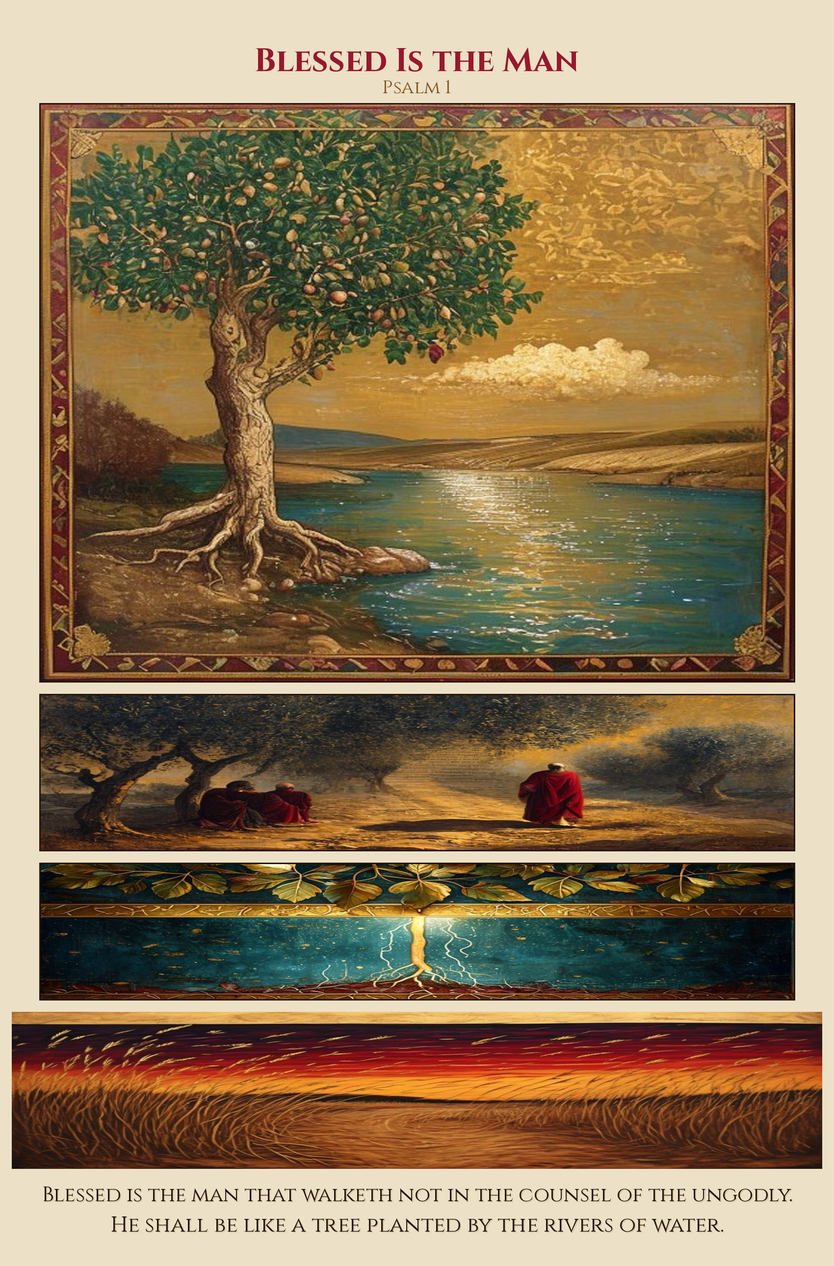 Blessed Is the Man comic page