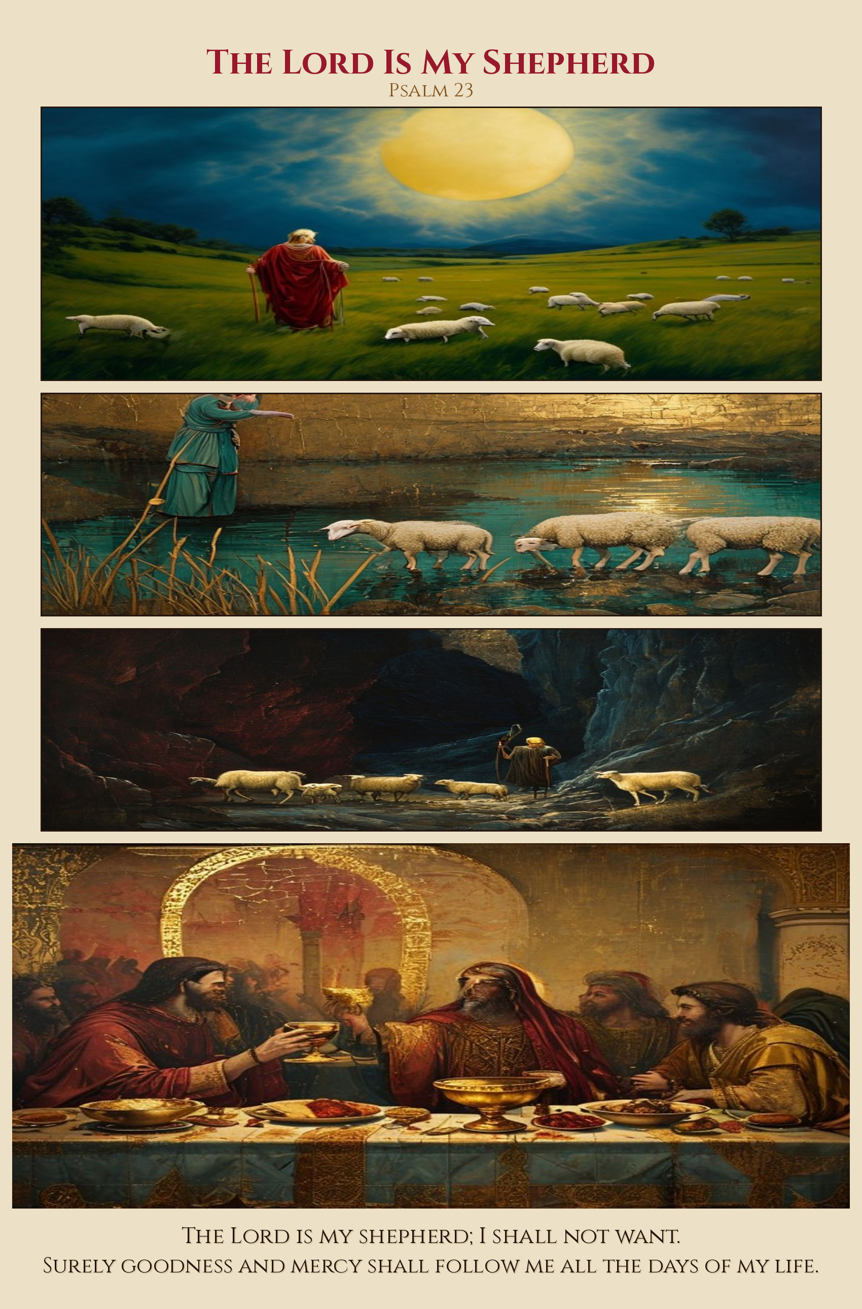 The Lord Is My Shepherd comic page