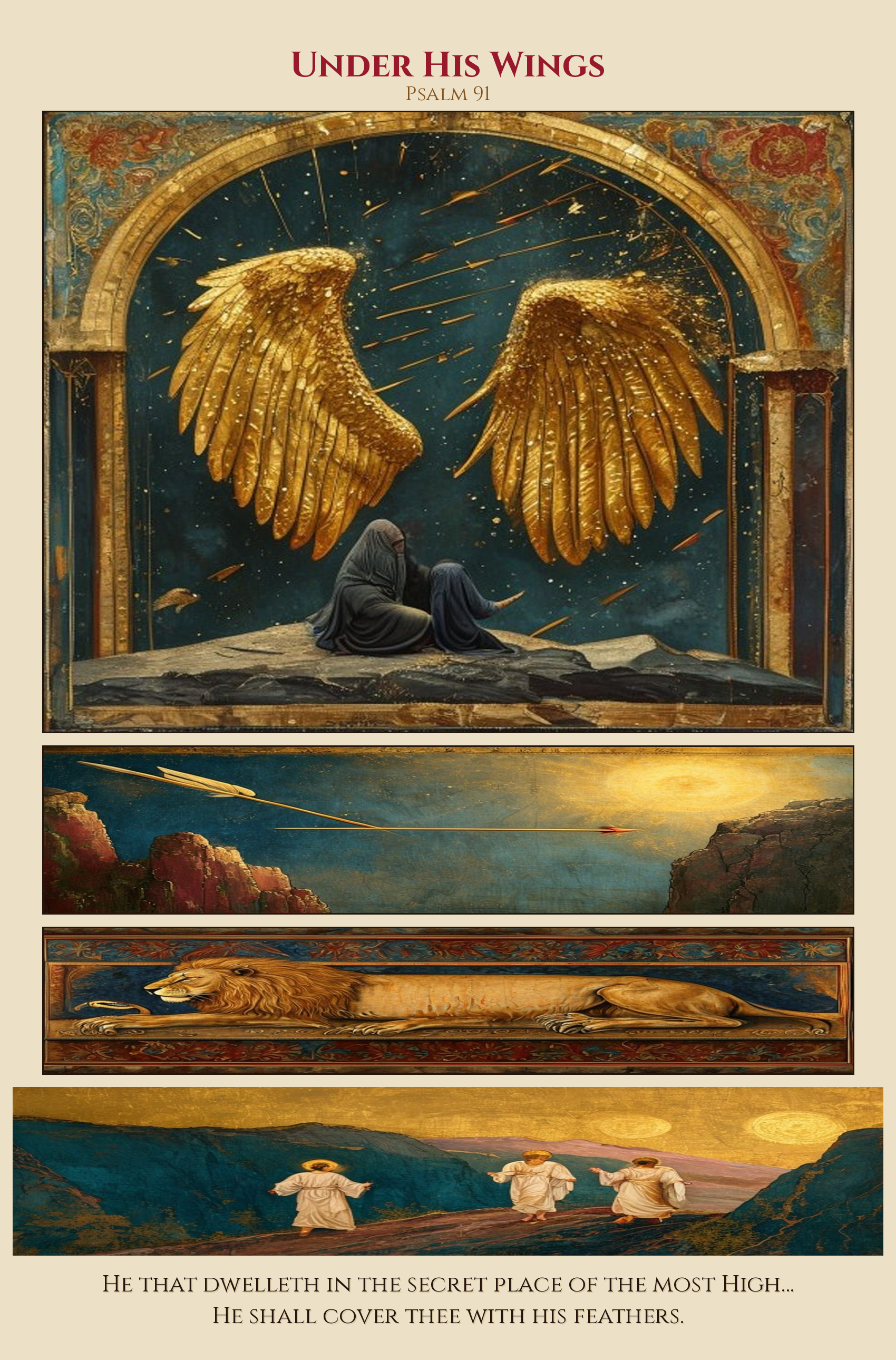 Under His Wings comic page