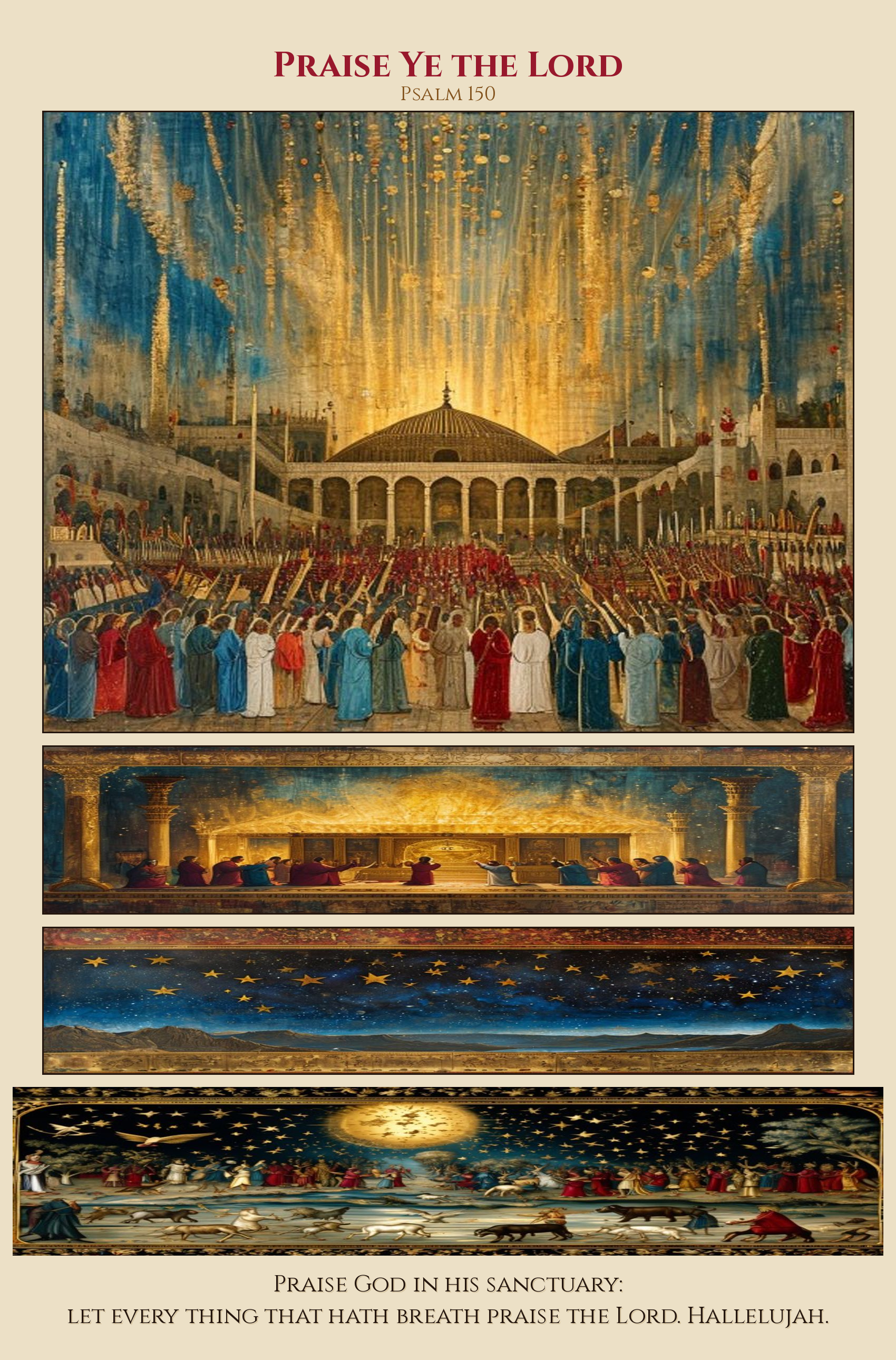 Praise Ye the Lord comic page