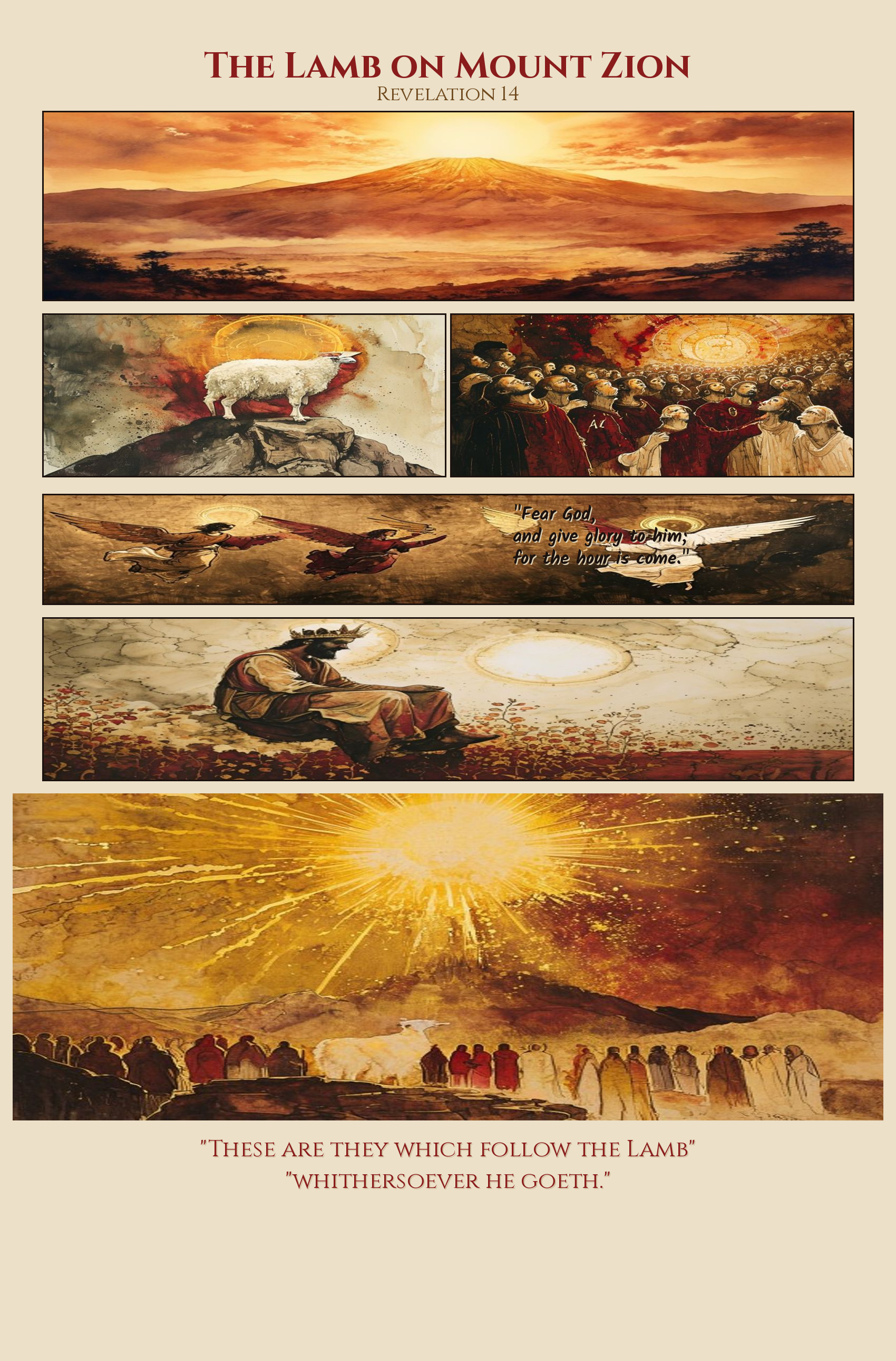 The Lamb on Mount Zion comic page
