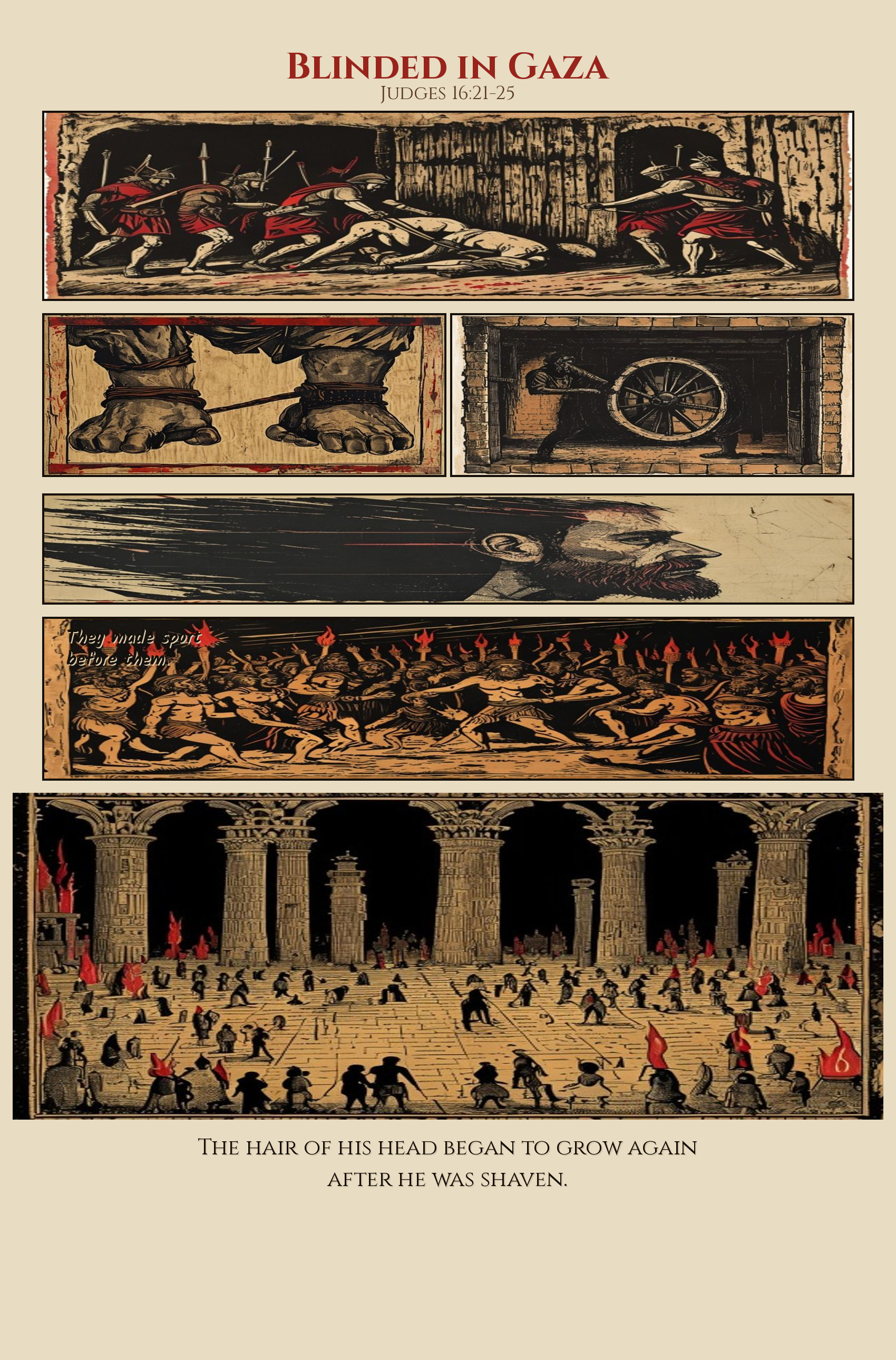 Blinded in Gaza comic page