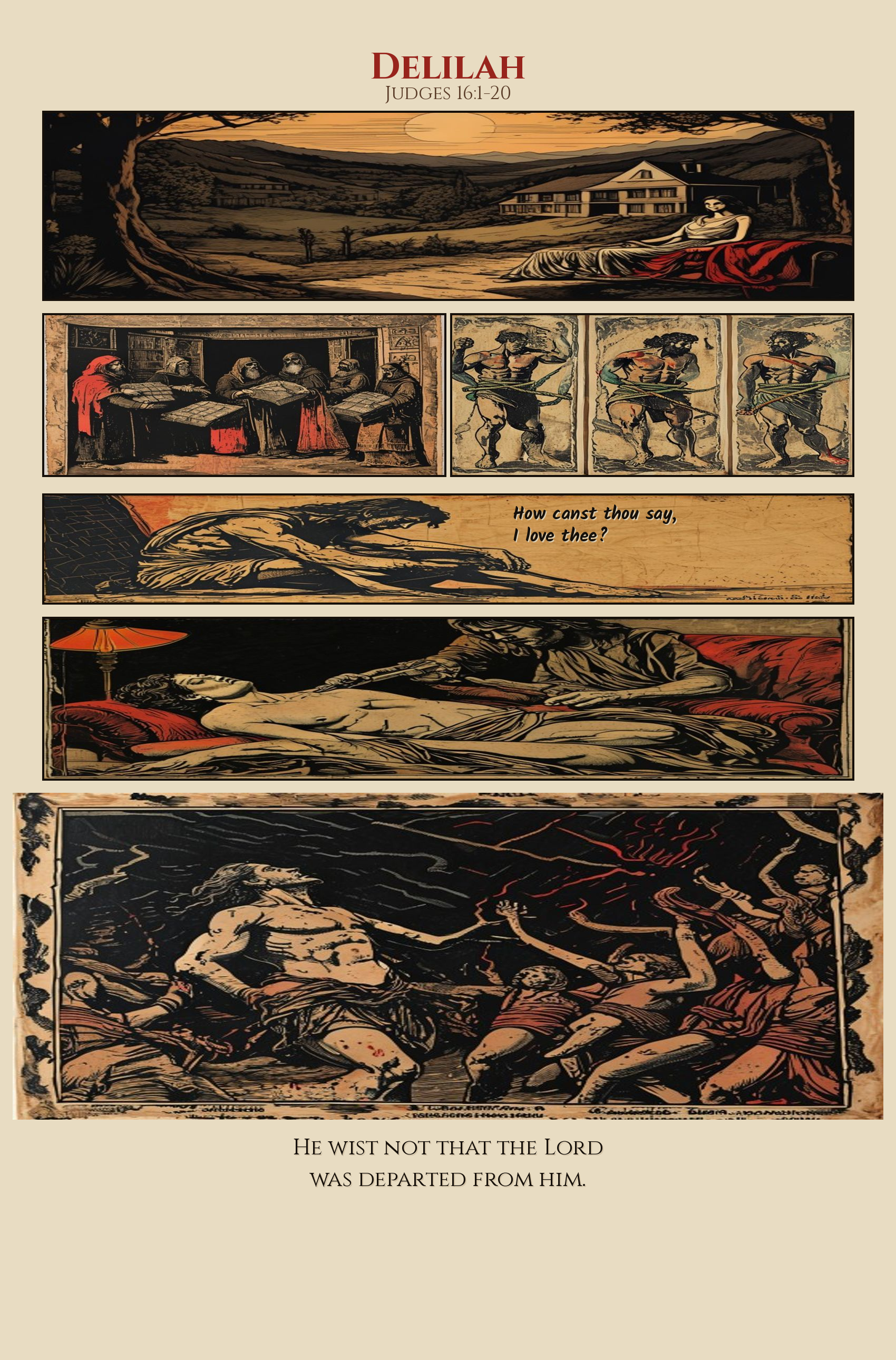 Delilah comic page