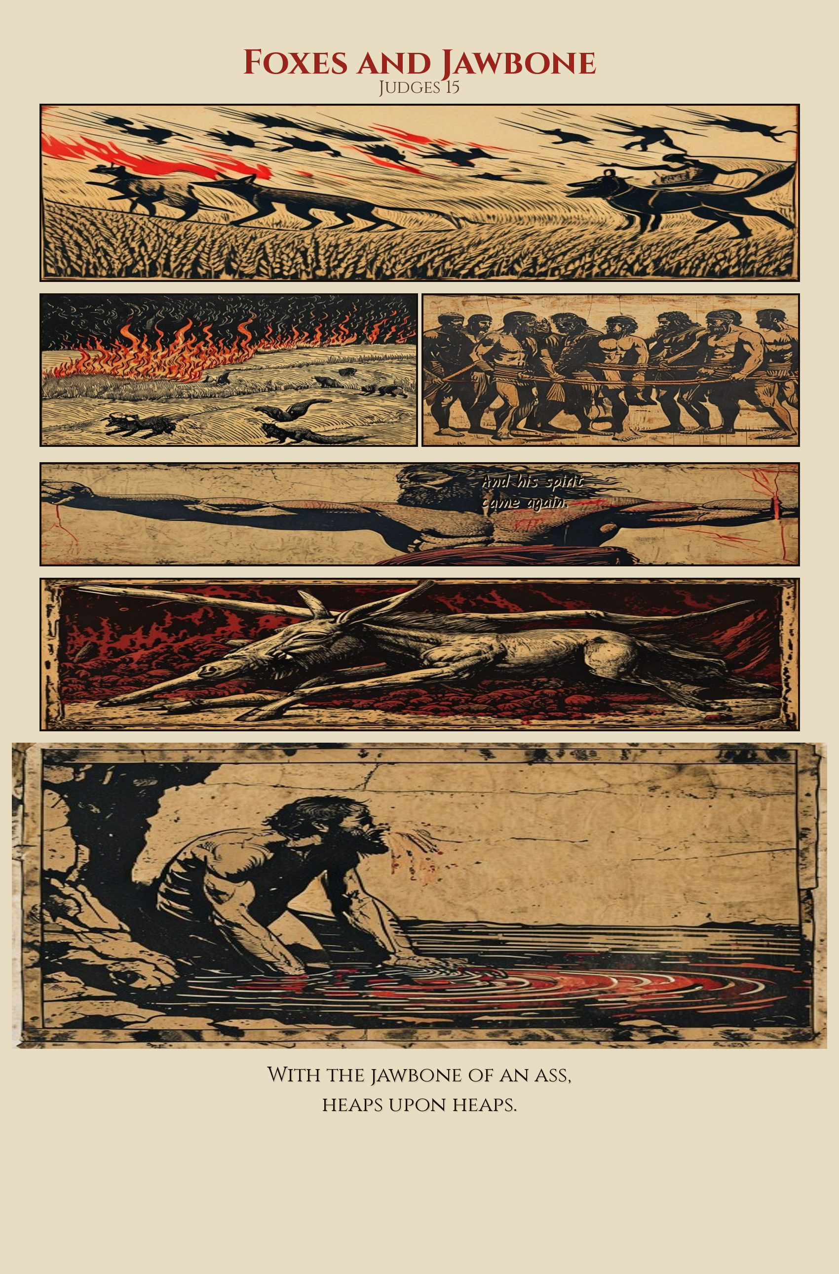 Foxes and Jawbone comic page