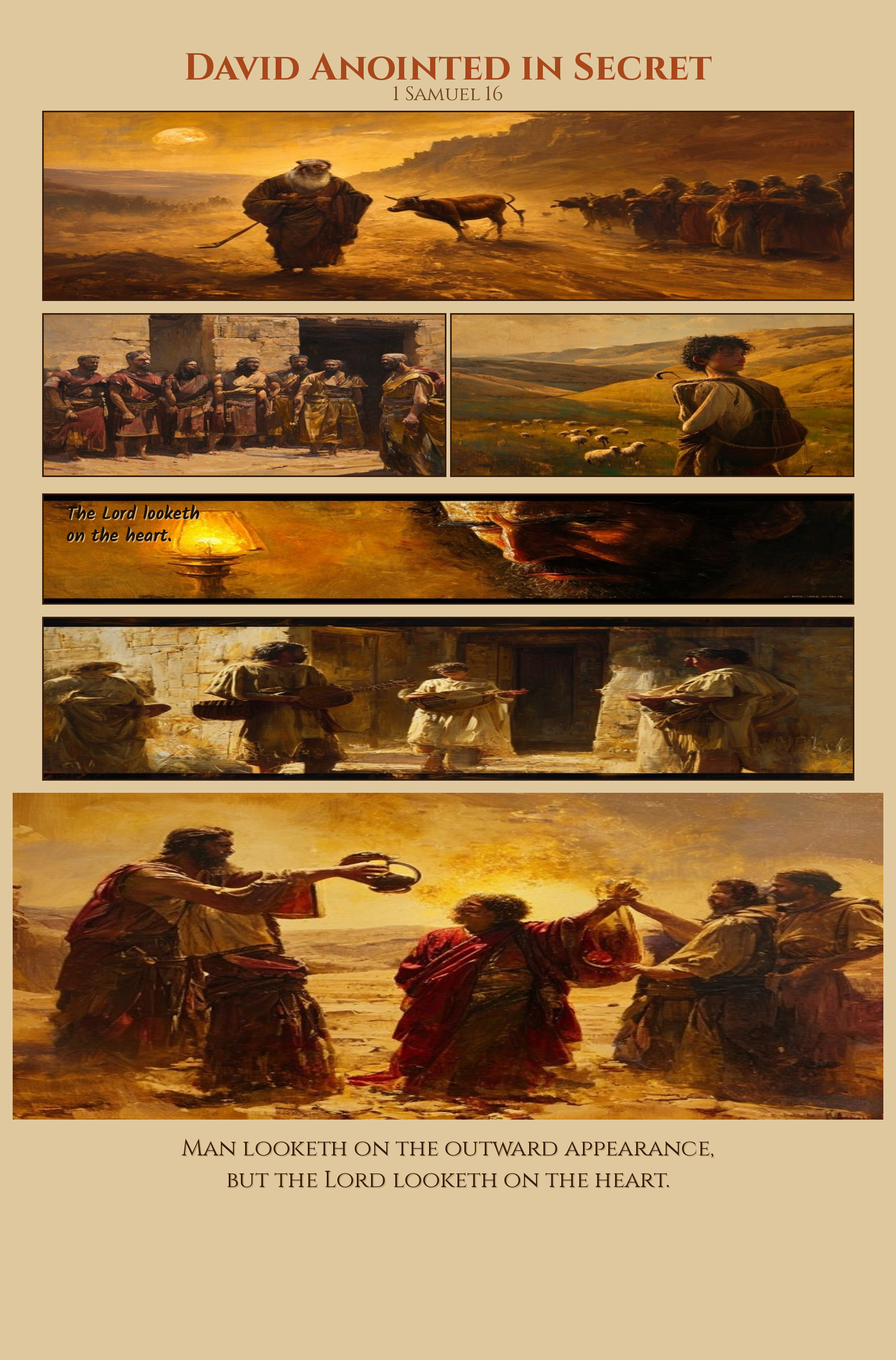 David Anointed in Secret comic page