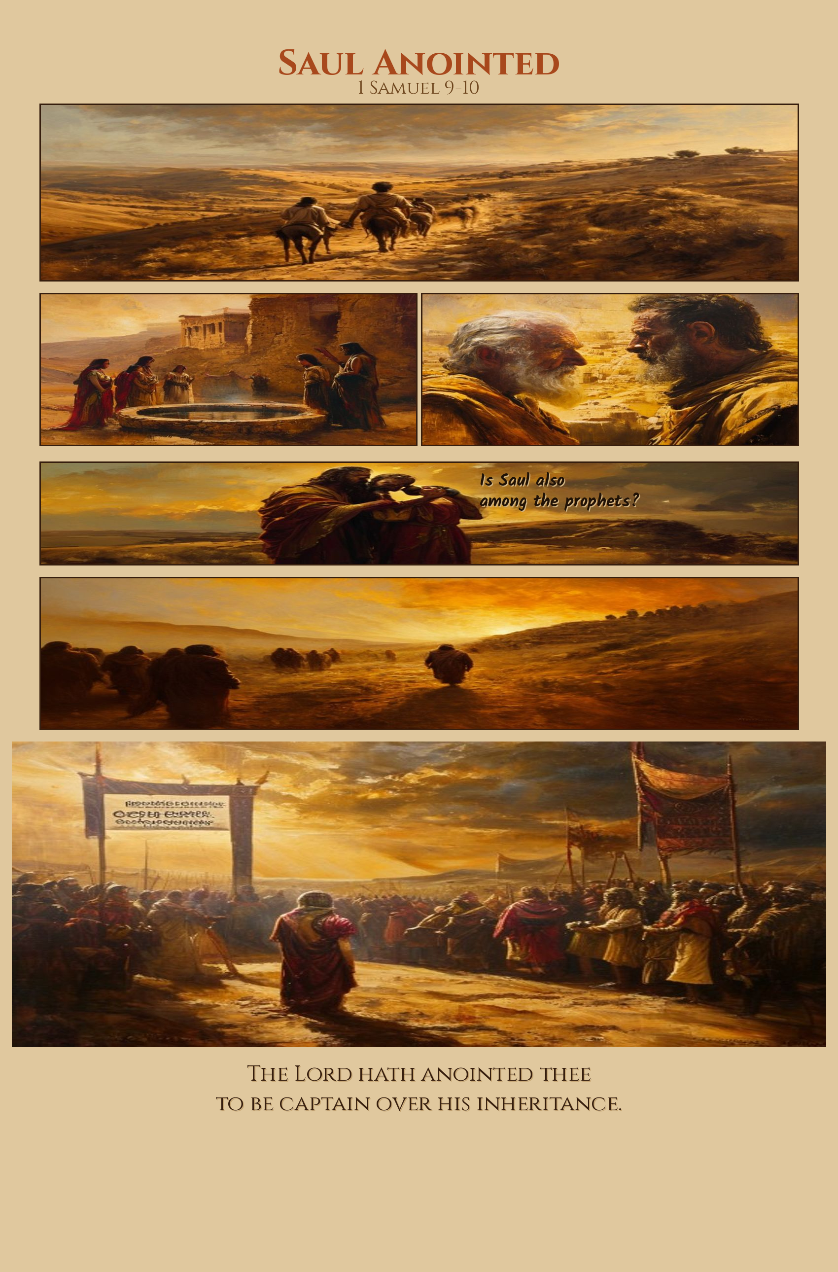 Saul Anointed comic page