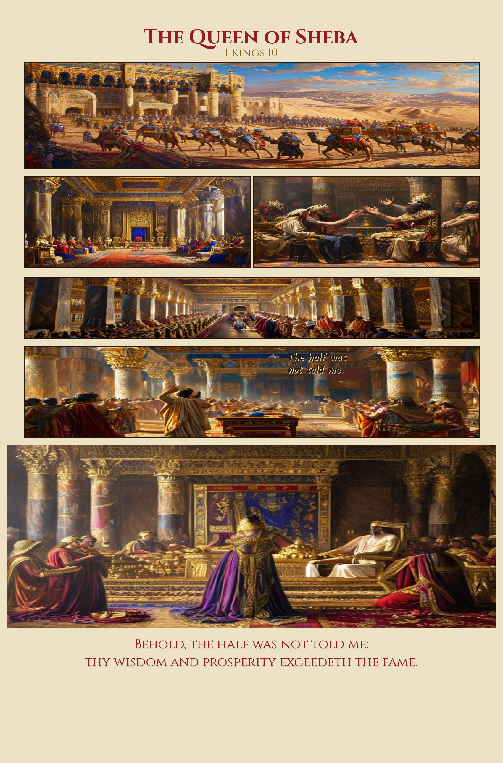 The Queen of Sheba comic page