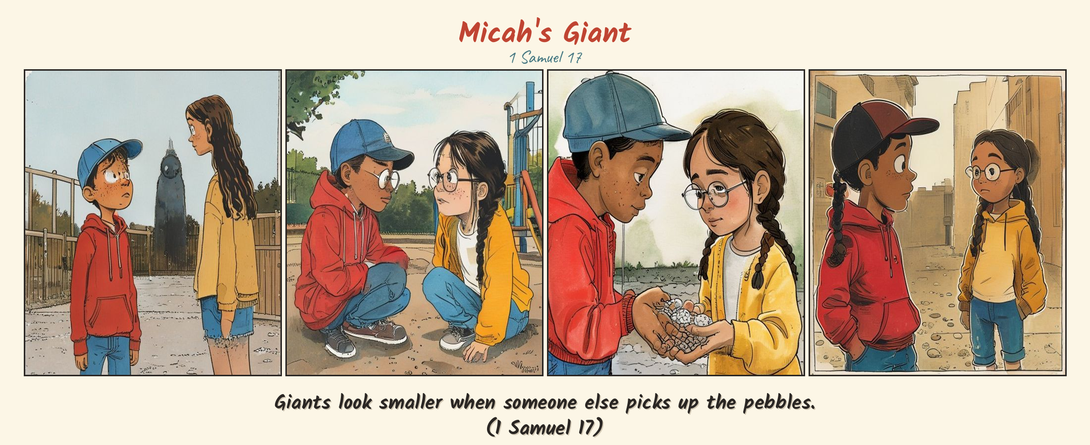 Micah's Giant comic page