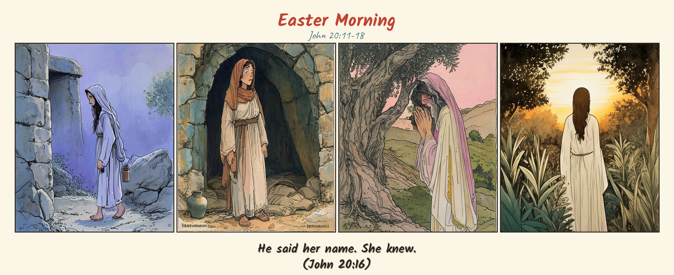 Easter Morning comic page