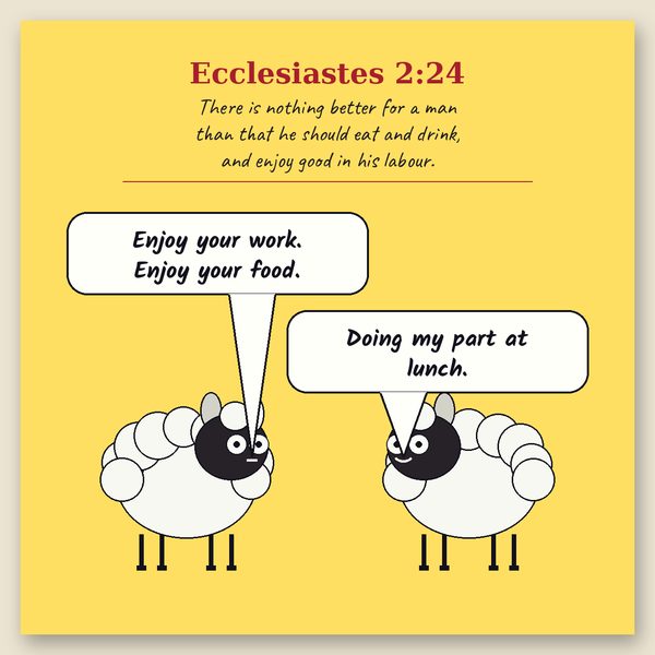 Eat. Drink. Enjoy Work.