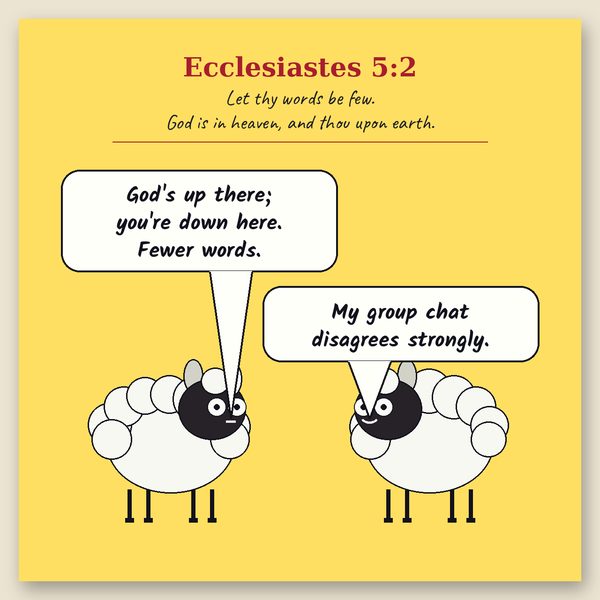 Let Thy Words Be Few