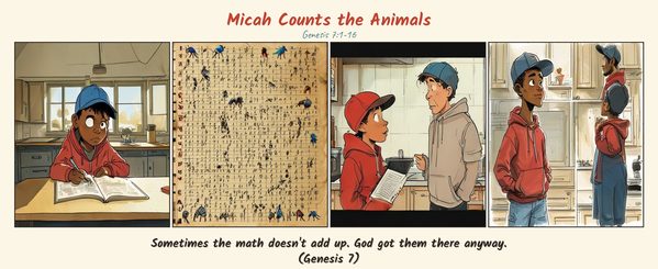 Micah Counts the Animals