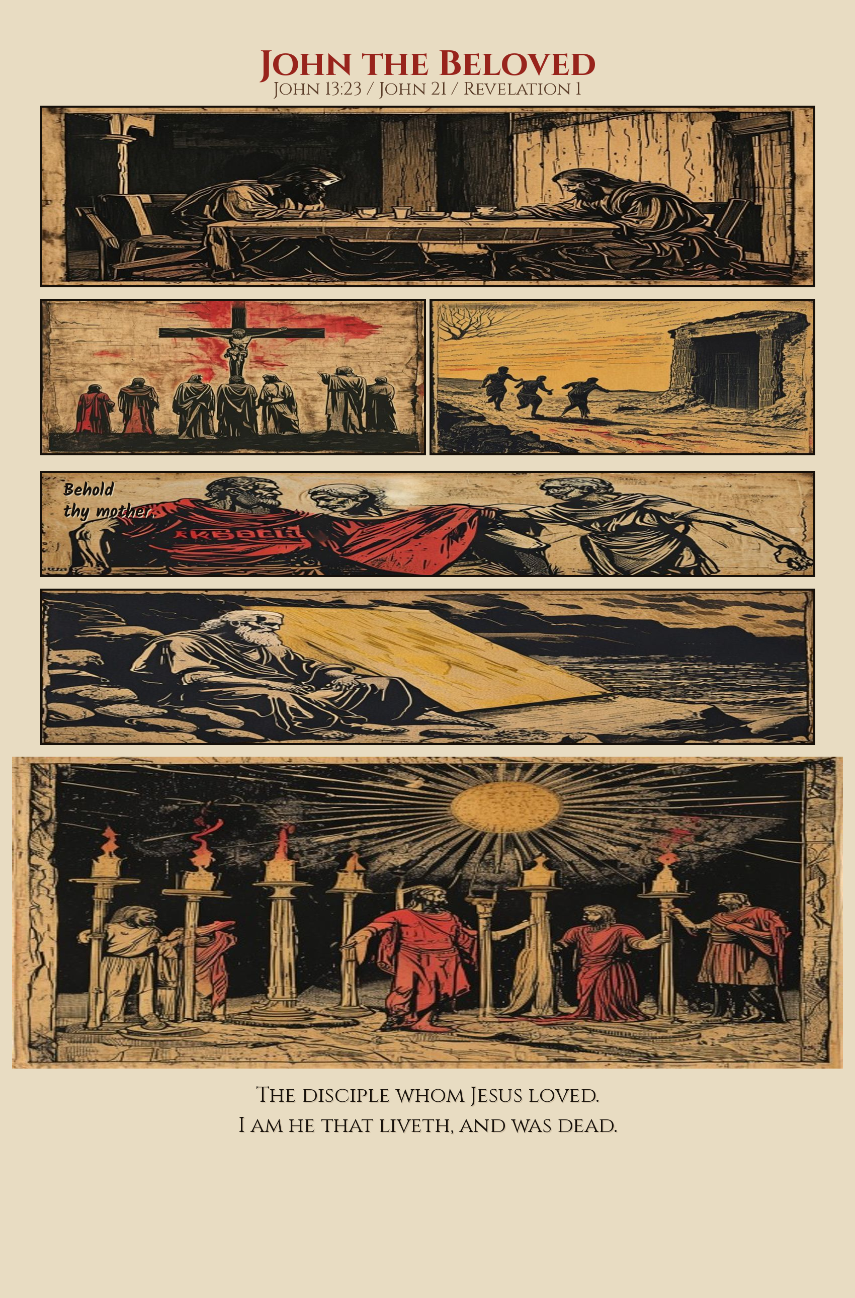 John the Beloved comic page