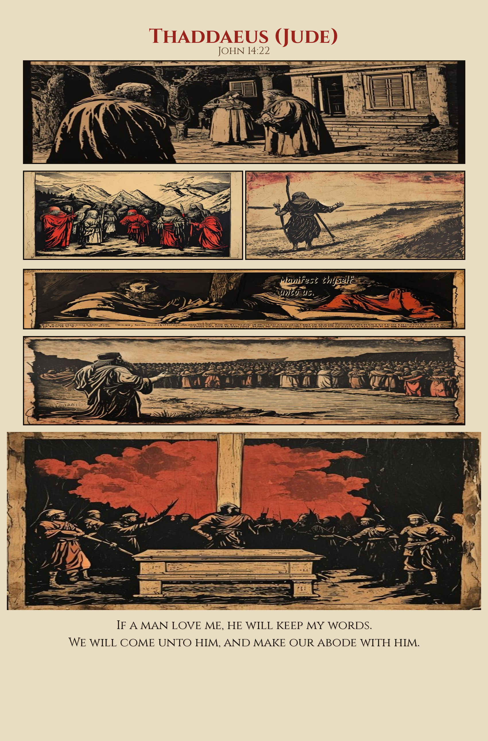 Thaddaeus (Jude) comic page