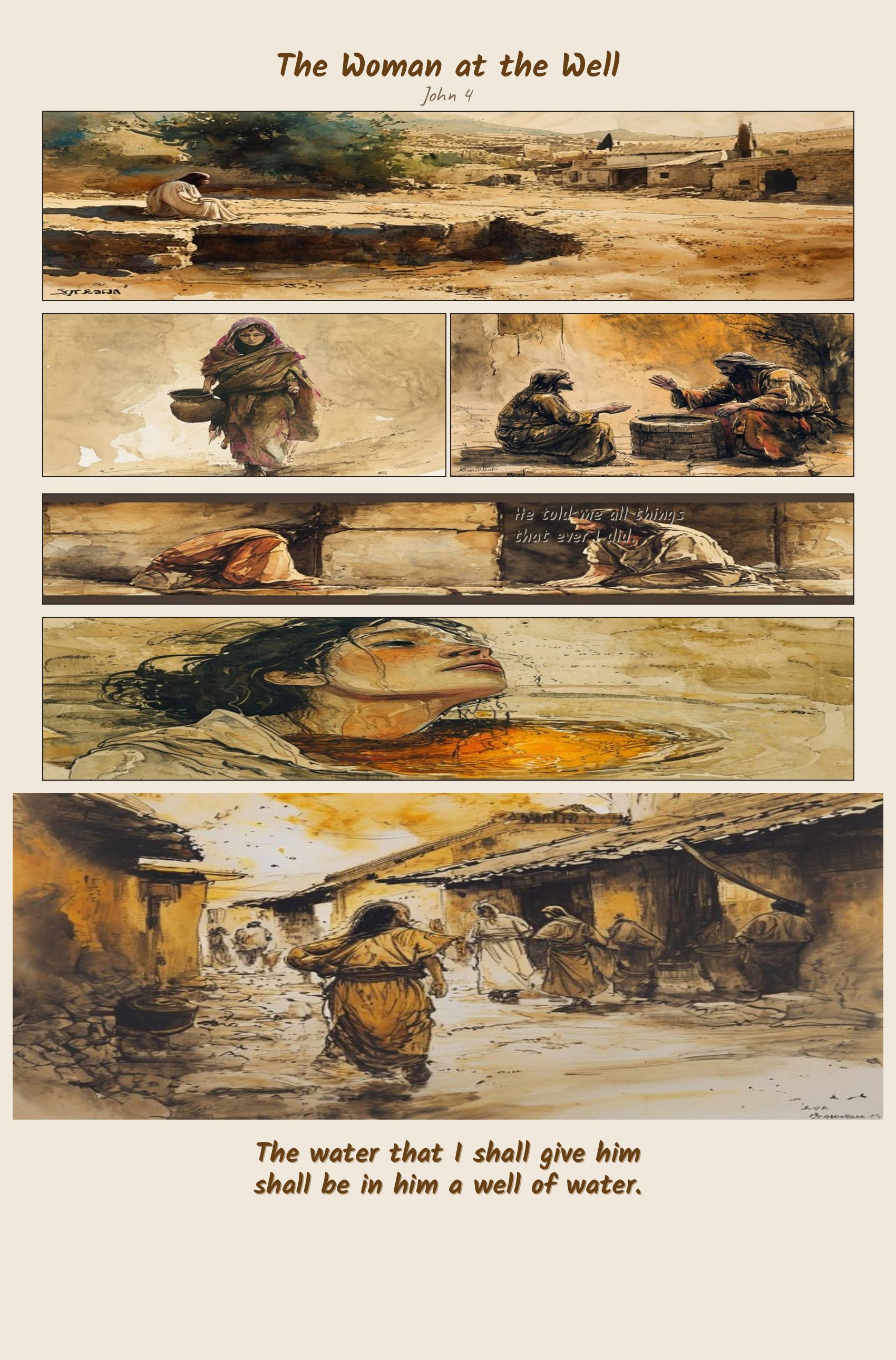 The Woman at the Well comic page